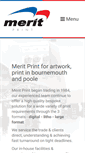 Mobile Screenshot of meritprint.co.uk